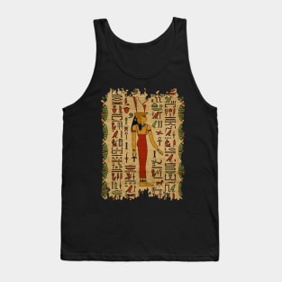 Egyptian Mut Ornament on papyrus Tank Top